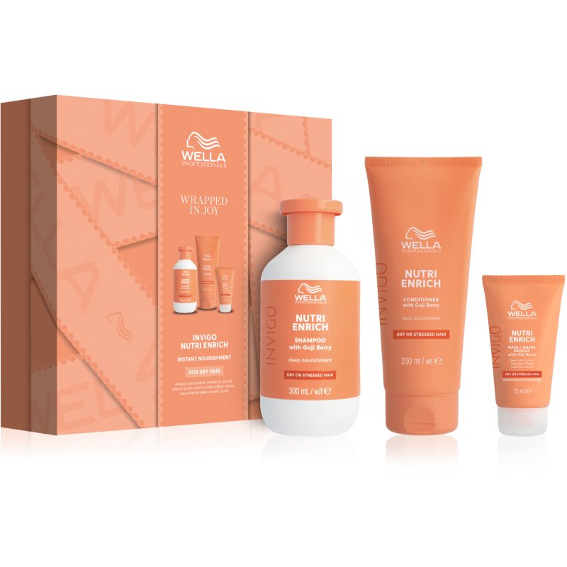 Wella Professionals Invigo Nutri-Enrich set cadou pantru par uscat si deteriorat