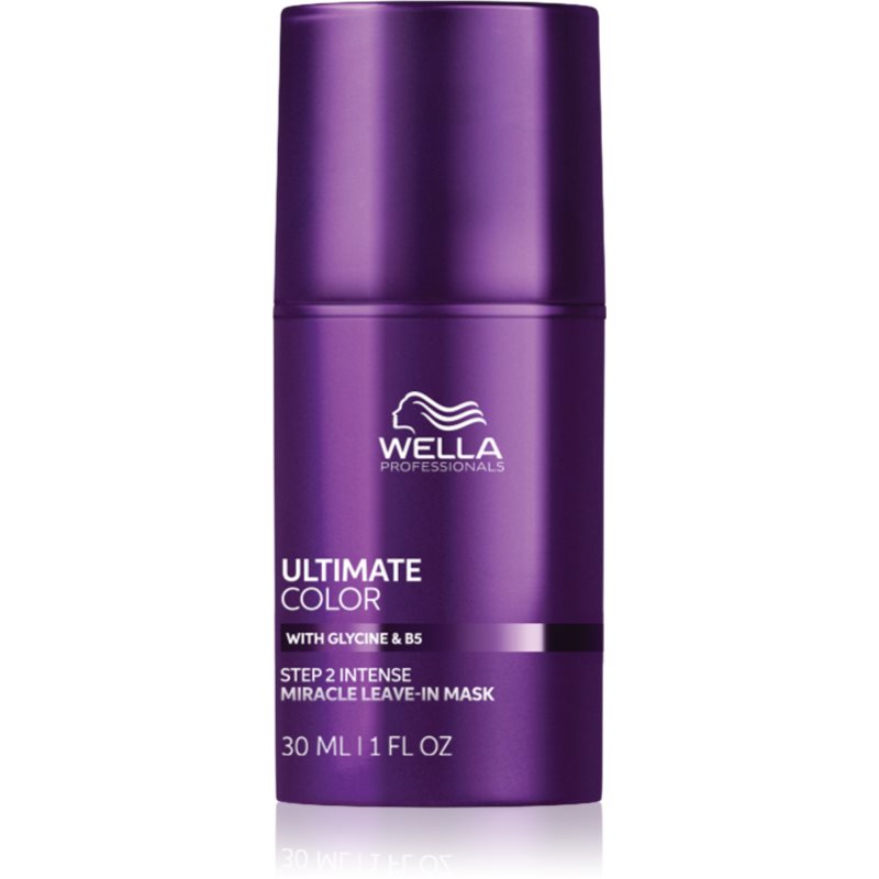 Wella Professionals Ultimate Color Leave-in Mask mască pentru iluminare, fără clătire pentru păr 30 ml
