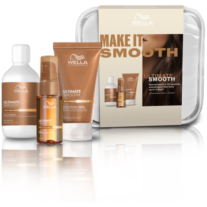 Wella Professionals Ultimate Smooth Set Seturi pentru voiaj pentru un par stralucitor si catifelat
