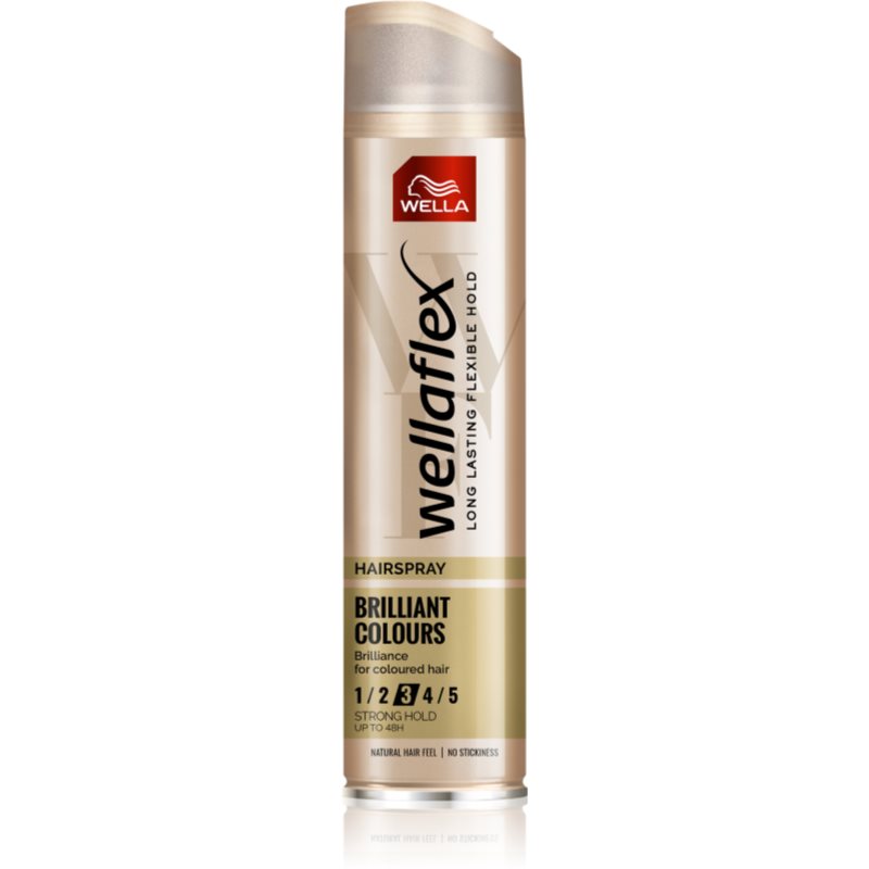 Wella Wellaflex Brilliant Color fixativ păr pentru fixare medie pentru păr vopsit 250 ml