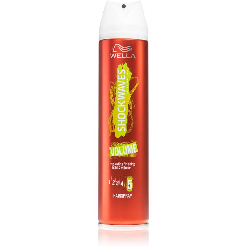 Wella Shockwaves Volume fixativ pentru păr cu fixare foarte puternică pentru volum 250 ml