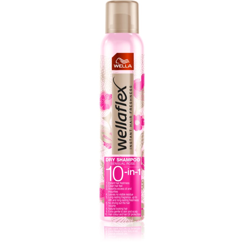 Wella Wellaflex Sensual Rose sampon uscat cu parfum floral delicat 180 ml