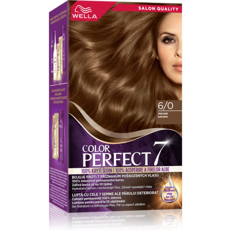 Wella Color Perfect culoare par culoare 6/0 Dark Blonde 1 buc