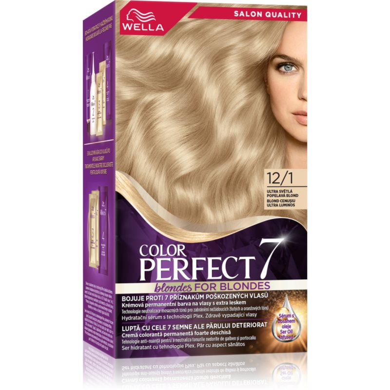 Wella Color Perfect culoare par culoare 12/1 Ultra Light Ash Blonde 1 buc