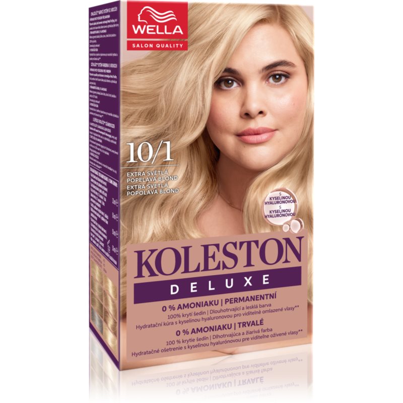 Wella Koleston Deluxe culoare par fără amoniac culoare 10/1 Extra Light Ash Blonde 100 ml