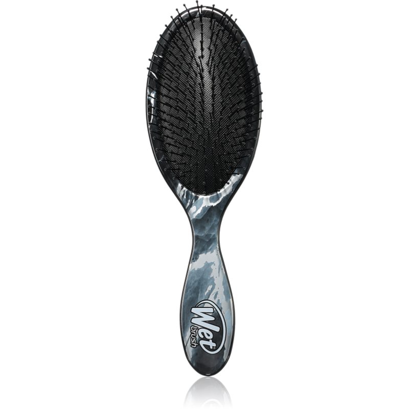 Wet Brush Original Detangler perie pentru par usor de pieptanat Metalic marble - onyx 1 buc