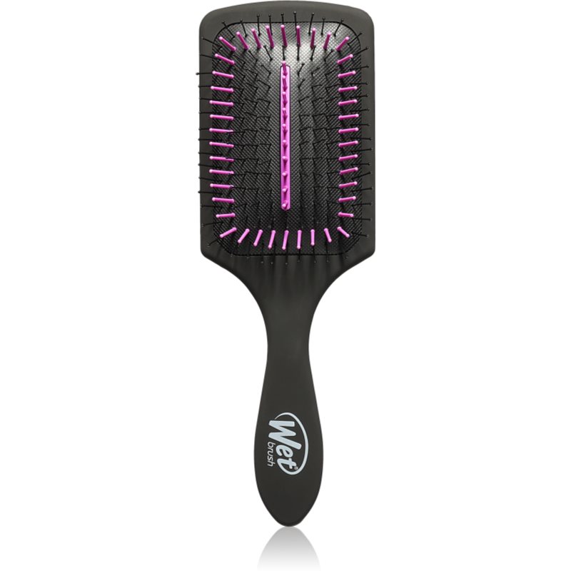 Wet Brush Paddle Detangler perie pentru toate tipurile de păr Black 1 buc