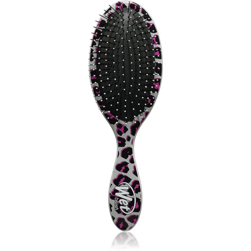 Wet Brush Original Detangler Safari perie de par pentru frumusețea părului și a pielii Pink Leopard 1 buc