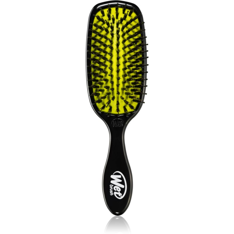 Wet Brush Shine Enhancer perie pentru un par stralucitor si catifelat Black-Yellow 1 buc