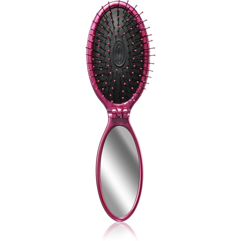 Wet Brush Pop and Go Detangler Pink pieptene de păr cu oglinda mica 1 buc Wet Brush Pop and Go Detangler Pink pieptene de păr cu oglinda mica 1 buc
