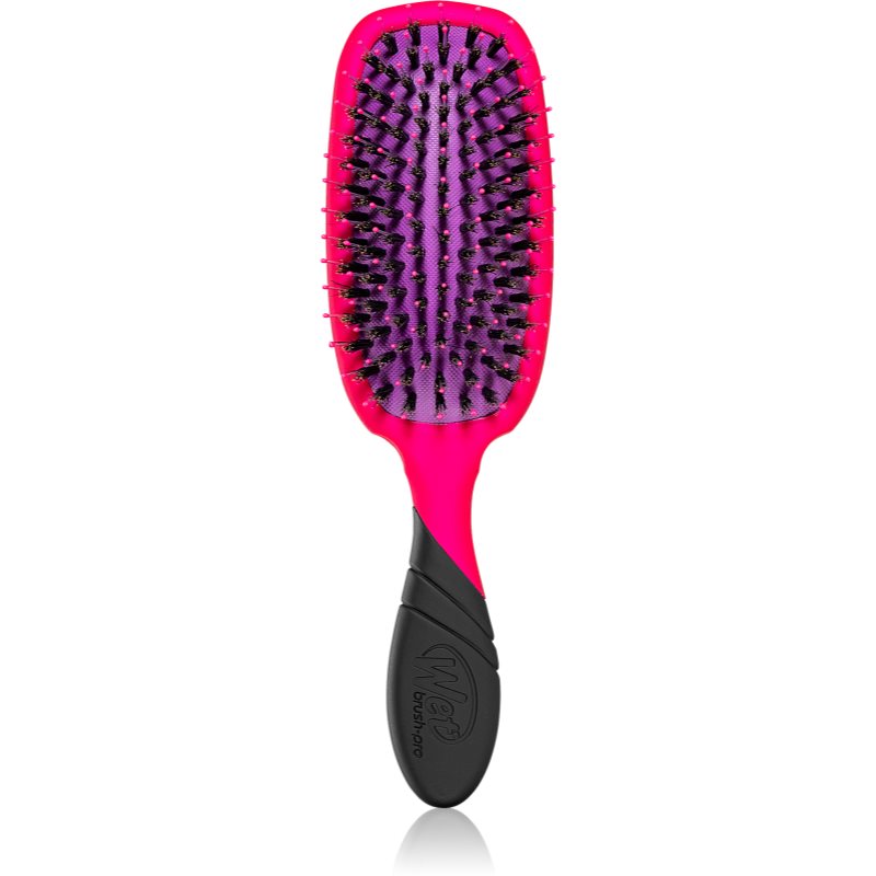 Wet Brush Pro Shine Enhancer perie pentru netezirea parului Pink