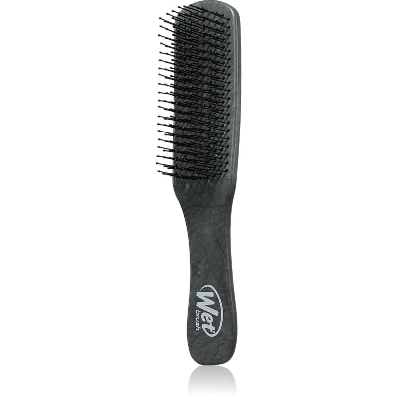 Wet Brush Detangler Brown Leather perie de par pentru barbati Black 1 buc Wet Brush Detangler Brown Leather perie de par pentru barbati Black 1 buc