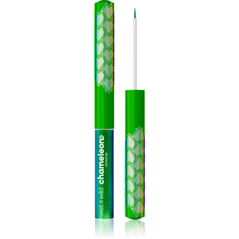 Wet n Wild Chameleon Chrome Liquid Eyeliner creion cosmetic holografic pentru ochi culoare Astro Pulse 2.7 ml