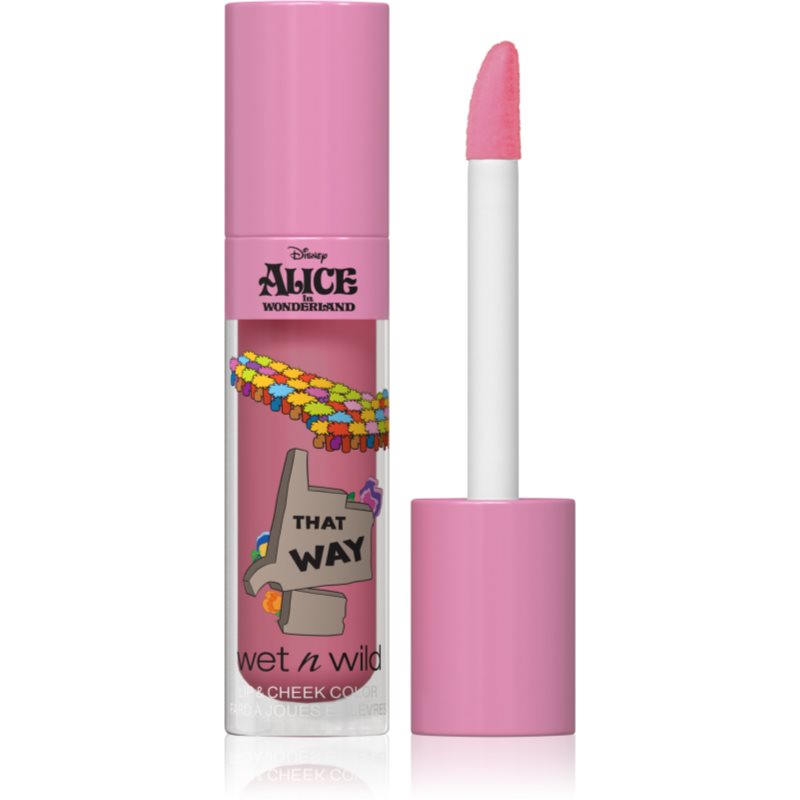 Wet n Wild Alice in Wonderland balsam de buze și Blush culoare That Way 6,5 ml