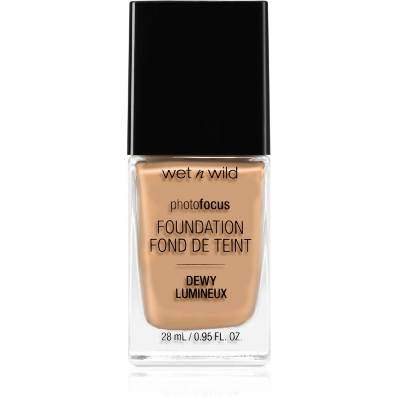 Wet n Wild Photo Focus machiaj ușor de hidratare pentru o piele mai luminoasa culoare Golden Beige 28 ml