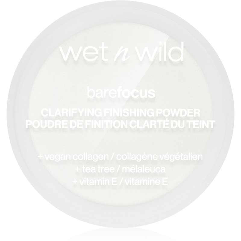 Wet n Wild Bare Focus Clarifying Finishing Powder pudra matuire culoare Translucent 6 g