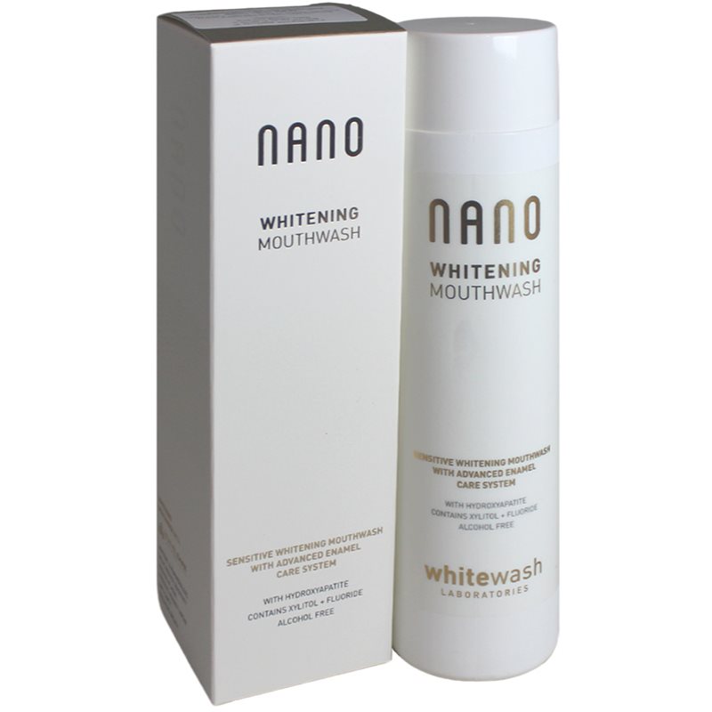 Whitewash Nano Whitening Mouthwash apa de gura cu efect de albire 300 ml