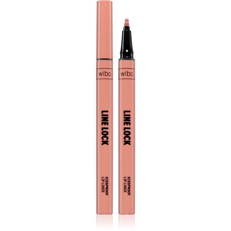 Wibo Line Lock Kissproof Lip Liner repara buzele pentru un efect de lunga durata culoare 02 Barely Legal 1 buc