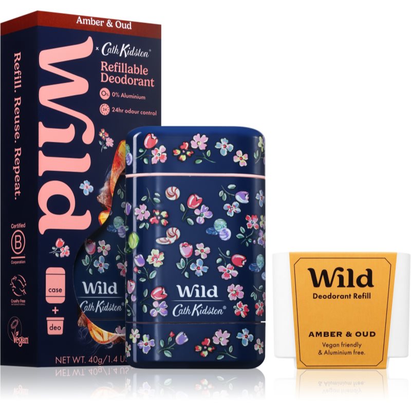Wild Amber &amp; Oud Marble Ditsy Case deodorant stick cu sac 40 g