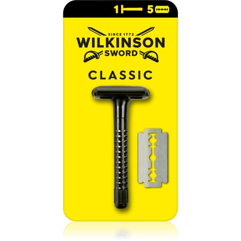 Wilkinson Sword Classic aparat de ras + lame de rezervă 5 bucati