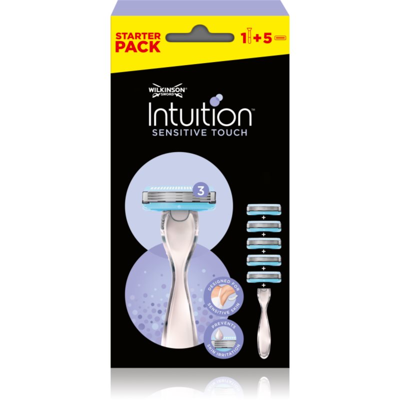 Wilkinson Sword Intuition Sensitive Touch aparat de ras + rezervă 5 pc