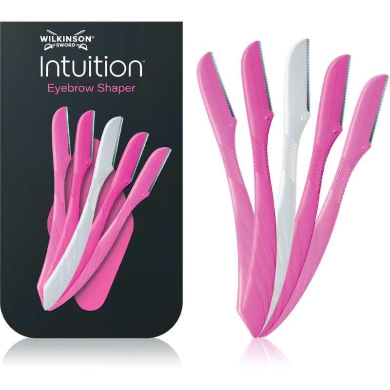 Wilkinson Sword Intuition Perfect Finish Eyebrow Shaper brici pentru sprâncene 5 buc