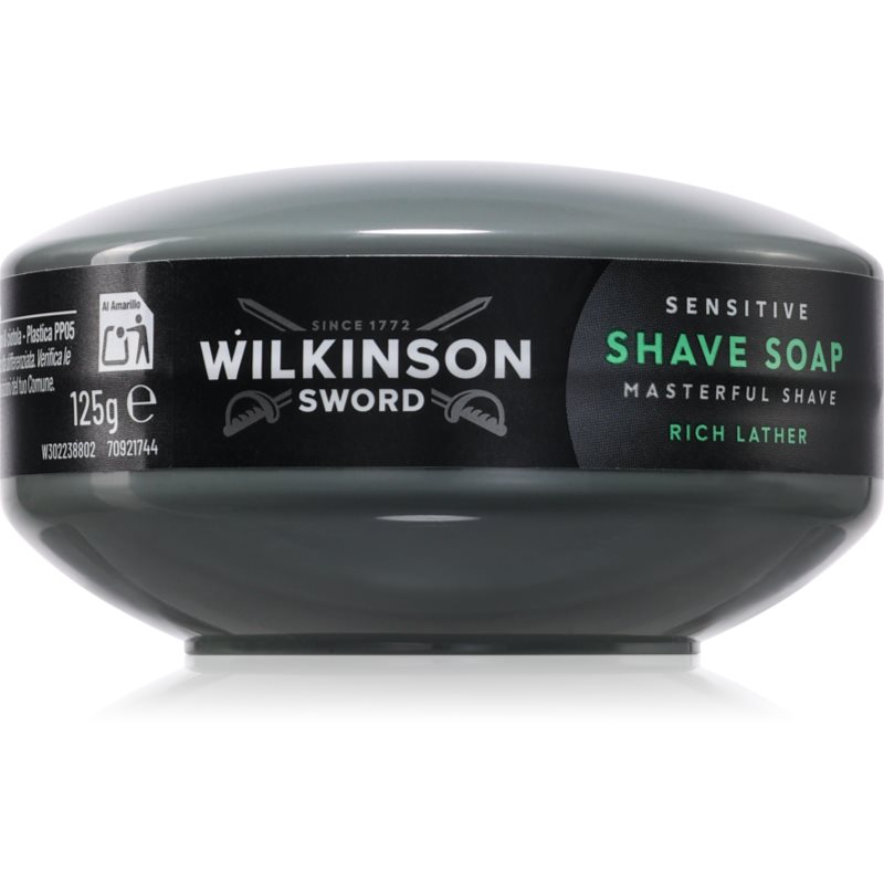 Wilkinson Sword Sensitive Shave Soap Rich Lather săpun pentru bărbierit pentru barbati 125 g