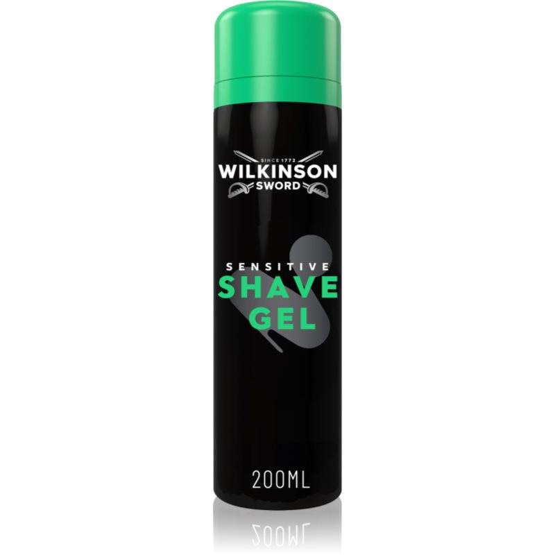 Wilkinson Sword Sensitive Shave Gel gel spuma pentru ras pentru barbati 200 ml