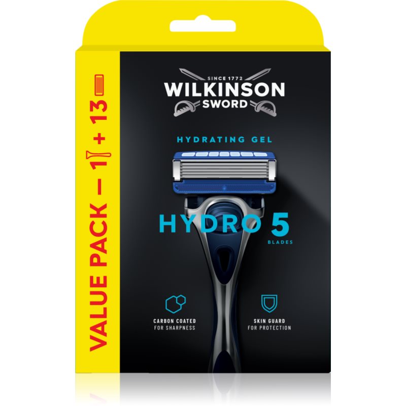 Wilkinson Sword Hydro5 Skin Protection Regular aparat de ras + rezervă 13 buc