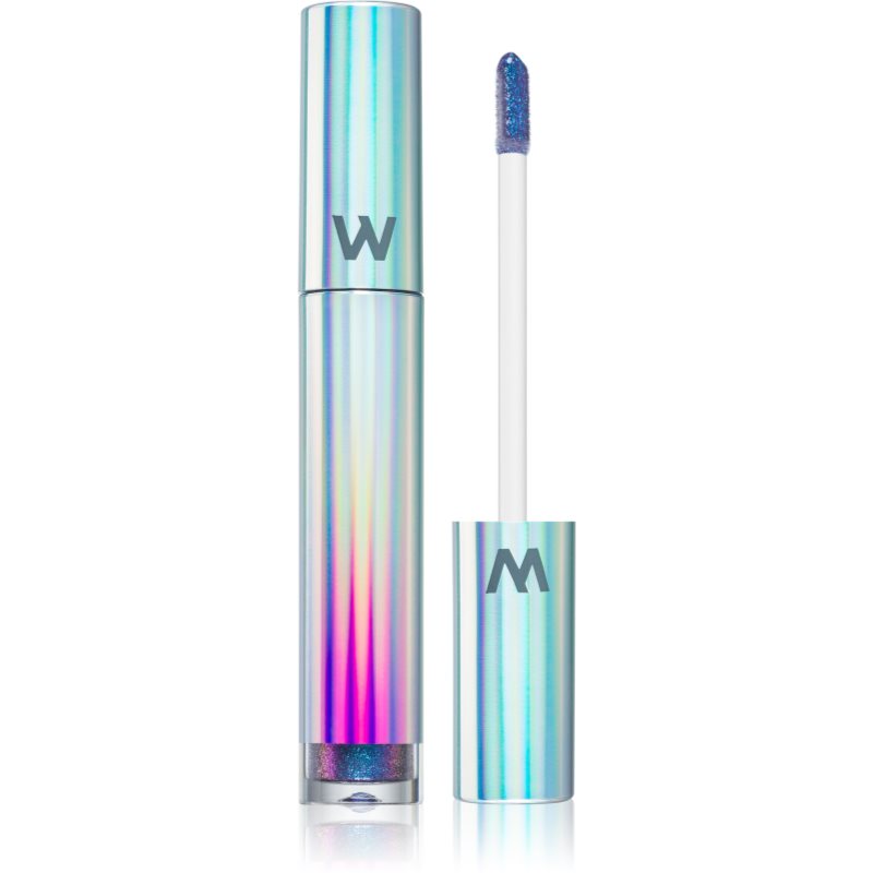 WONDERSKIN Wonder Blading Top Gloss lip gloss cu particule stralucitoare Blue Glitter 4 ml
