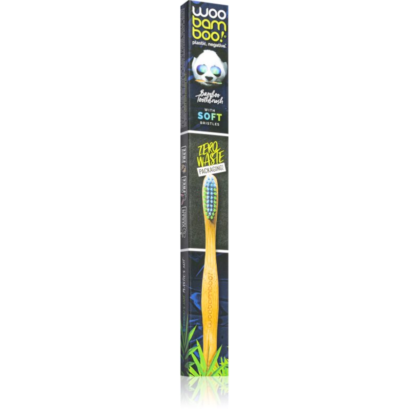 Woobamboo Eco Toothbrush Soft Periuta de dinti de bambus fin