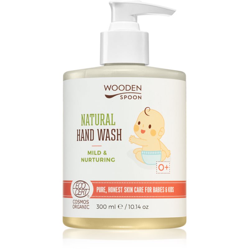 WoodenSpoon Natural sapun lichid delicat pentru maini pentru copii 300 ml
