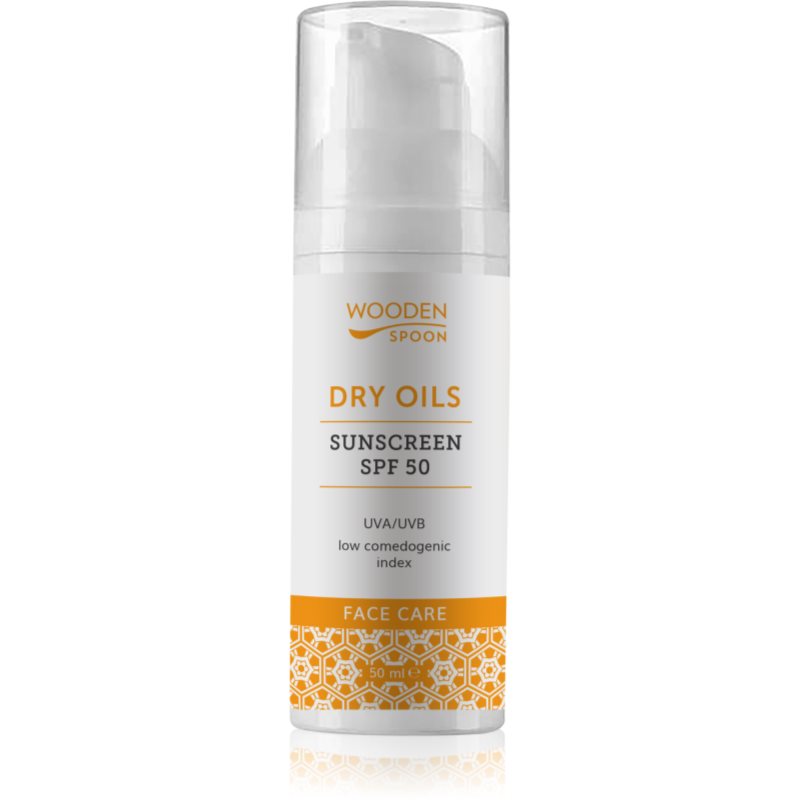 WoodenSpoon Dry Oils Sunscreen SPF 50 cremă pentru plaja SPF 50 50 ml