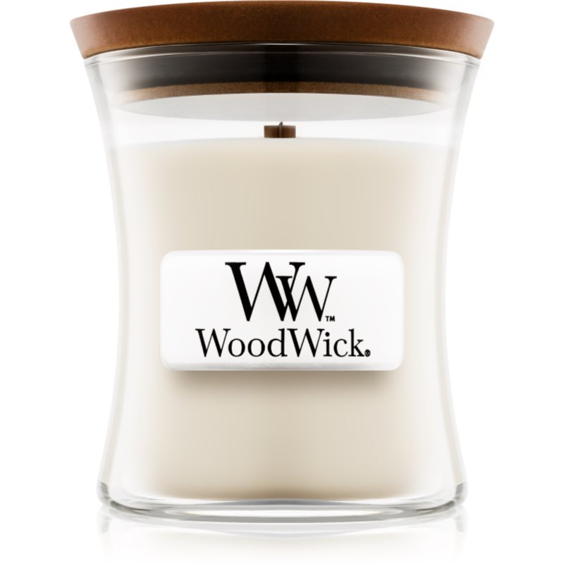 Woodwick Island Coconut lumânare parfumată cu fitil din lemn 85 g