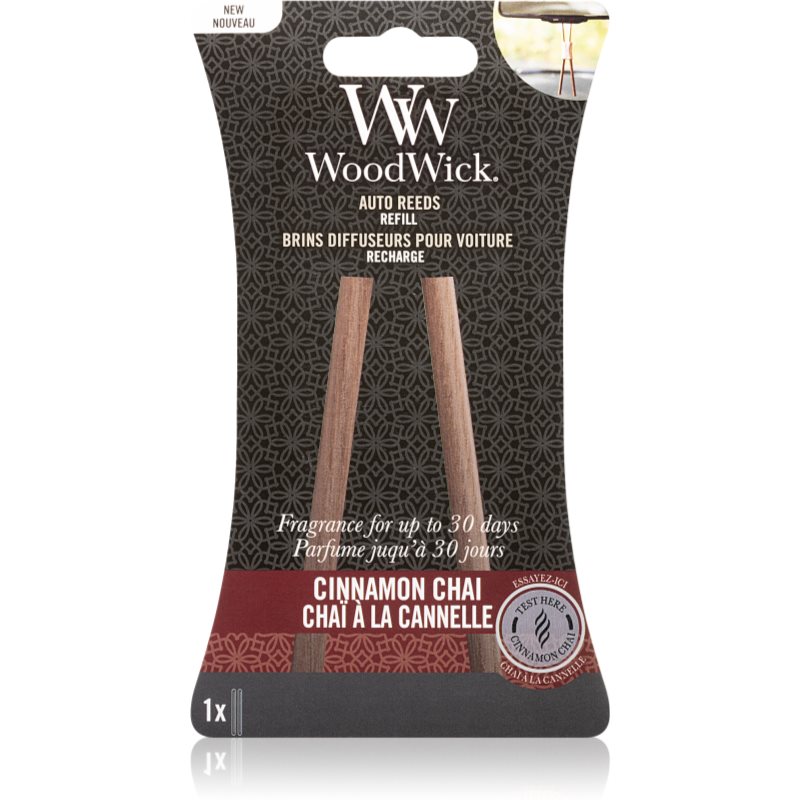 Woodwick Cinnamon Chai parfum pentru masina rezervă 1 buc