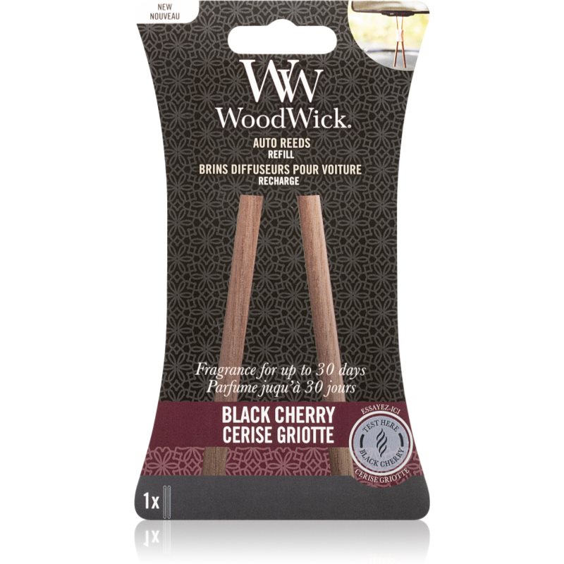 Woodwick Black Cherry parfum pentru masina rezervă 1 buc