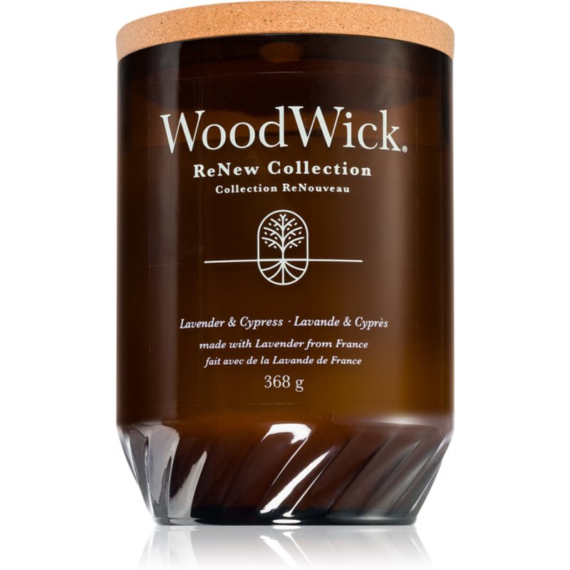 Woodwick Lavender & Cypress lumânare parfumată 368 g