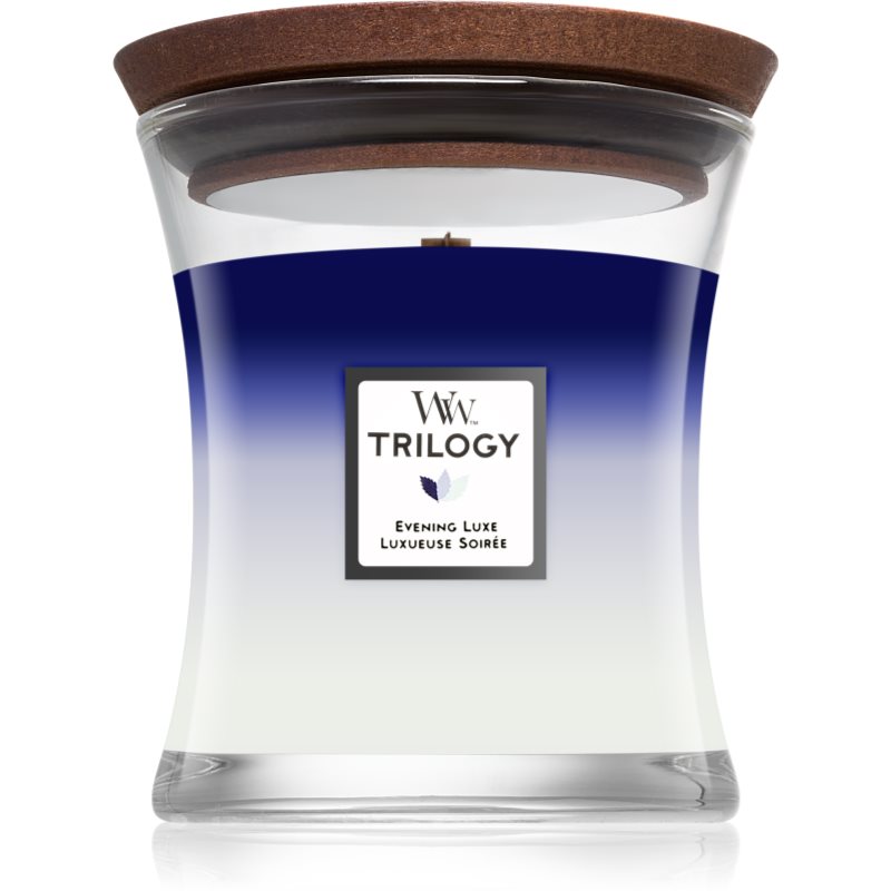 Woodwick Trilogy Evening Luxe lumânare parfumată 275 g