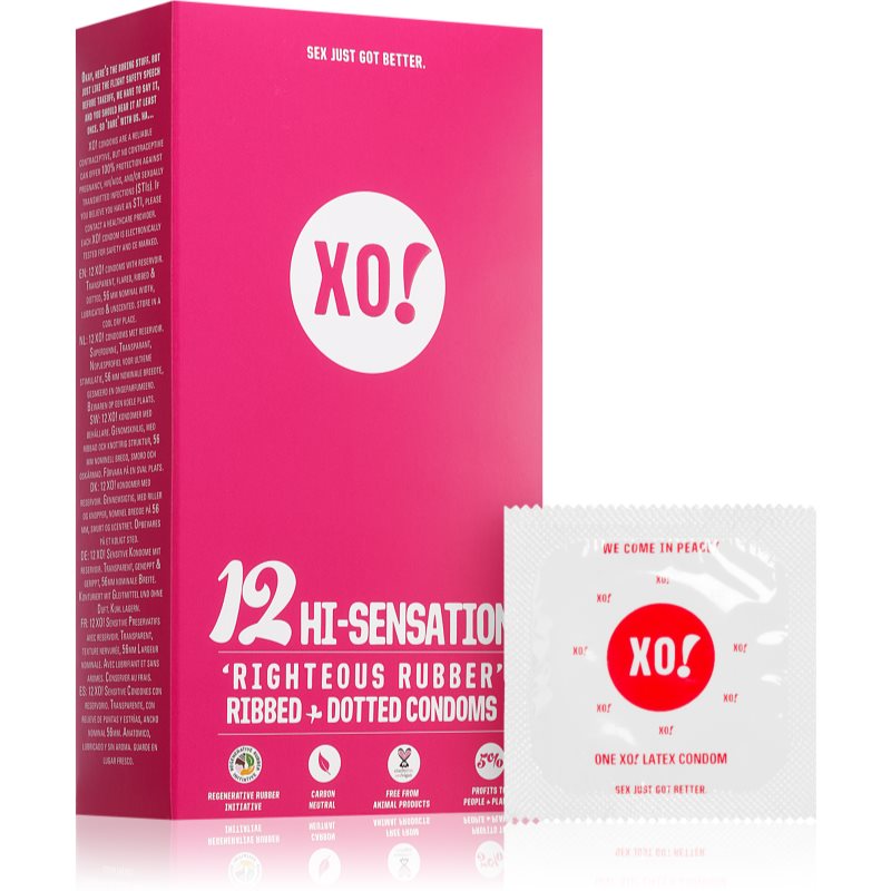 XO Hi Sensation prezervative 12 buc