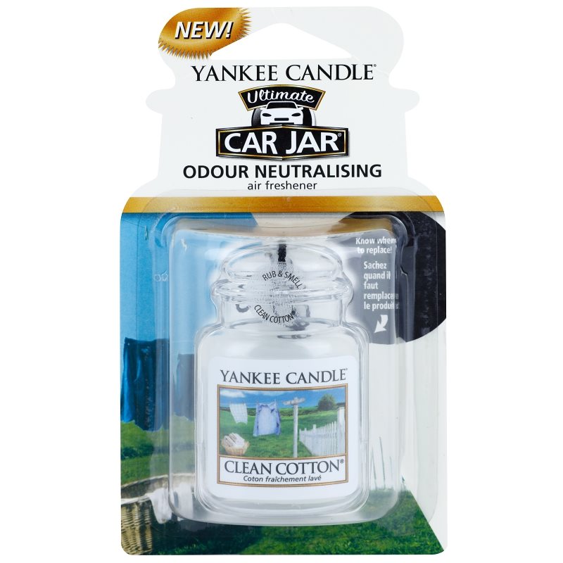 Yankee Candle Clean Cotton parfum pentru masina agățat 1 buc