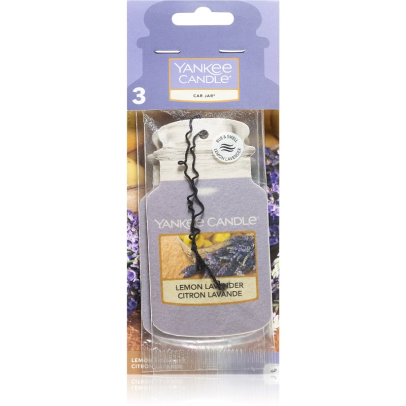 Yankee Candle Lemon Lavender etichetă parfumată pentru ușă 3 buc