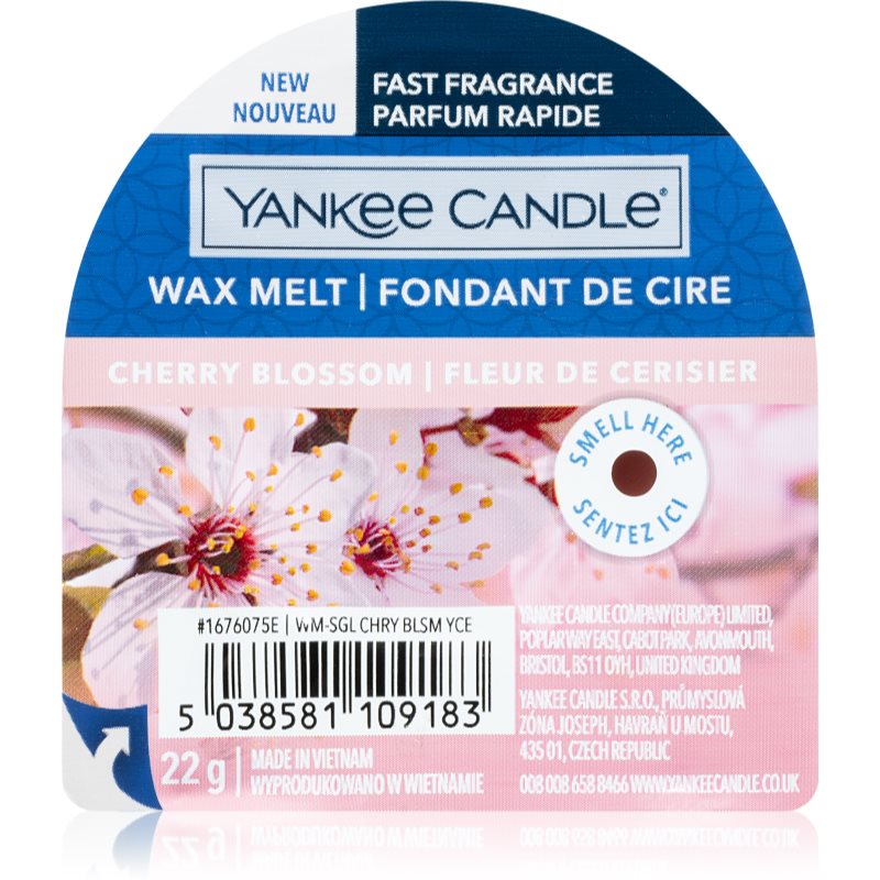 Yankee Candle Cherry Blossom ceară pentru aromatizator 22 g