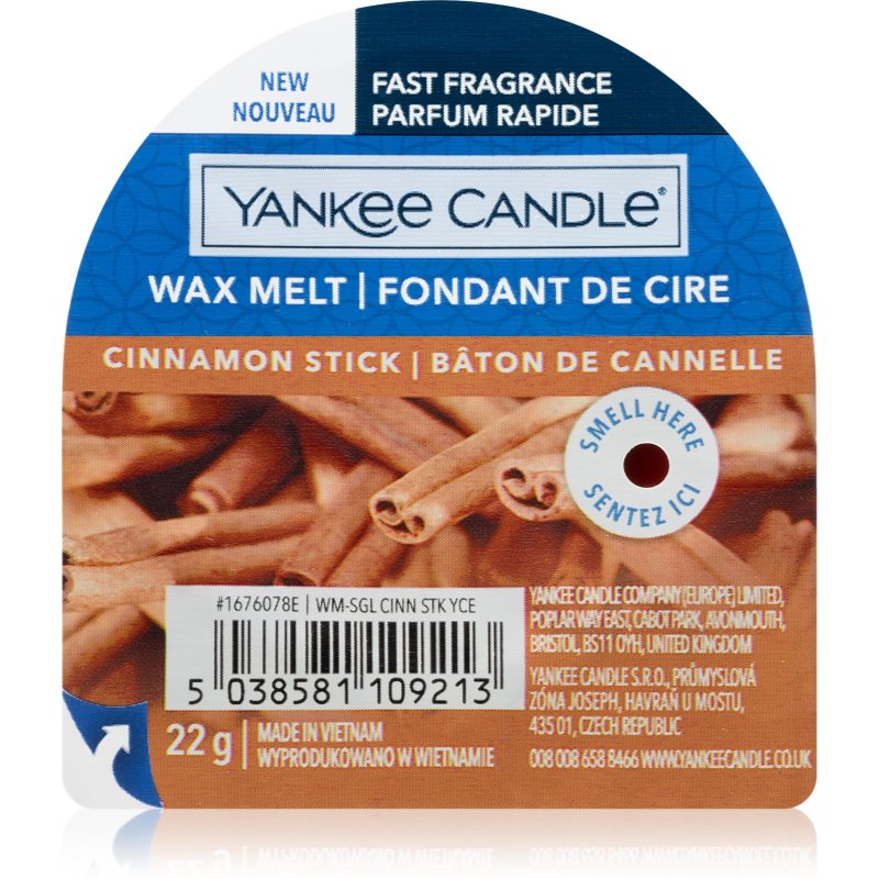 Yankee Candle Cinnamon Stick ceară pentru aromatizator 22 g