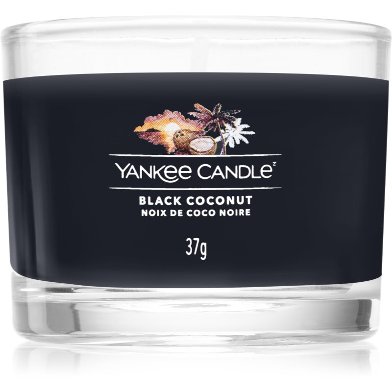 Yankee Candle Black Coconut lumânare votiv I. Signature 37 g