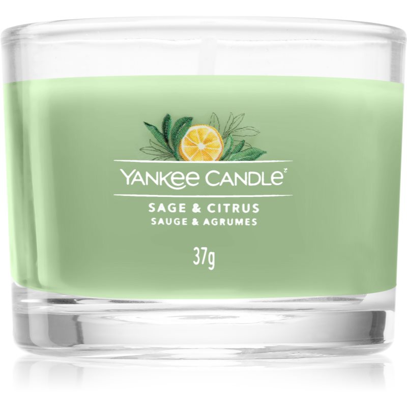 Yankee Candle Sage & Citrus lumânare votiv Signature 37 g