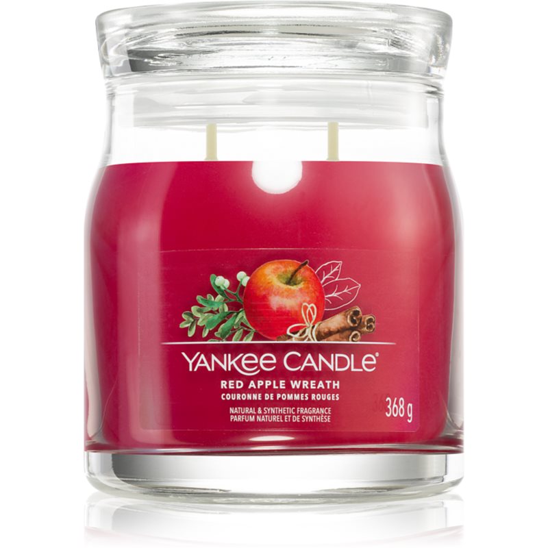 Yankee Candle Red Apple Wreath lumânare parfumată Signature 368 g