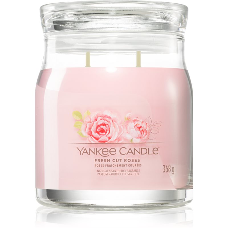 Yankee Candle Fresh Cut Roses lumânare parfumată 368 g