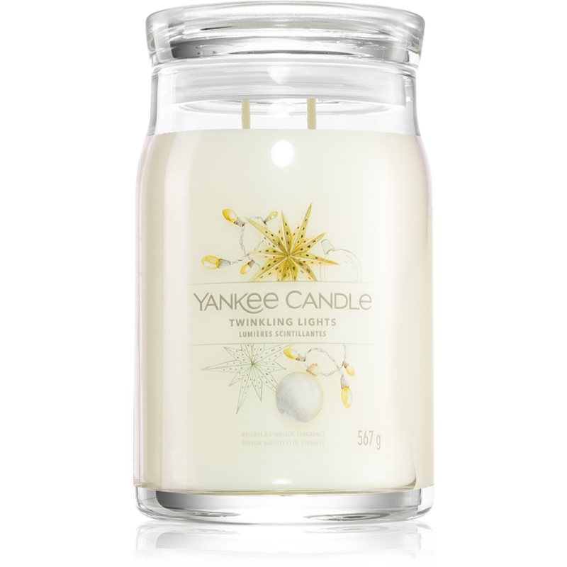 Yankee Candle Twinkling Lights lumânare parfumată 567 g