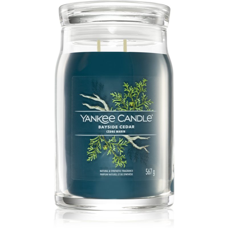 Yankee Candle Bayside Cedar lumânare parfumată I. Signature 567 g