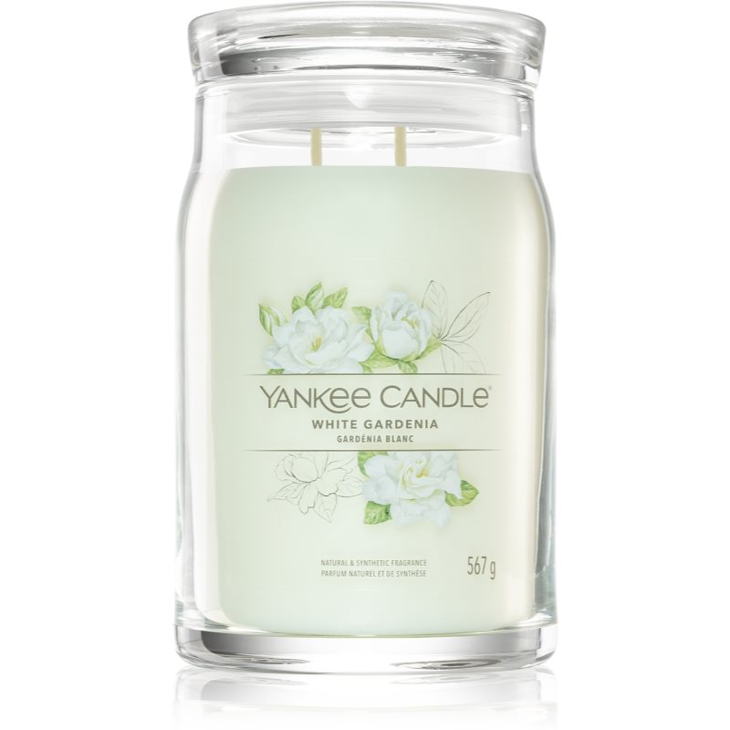 Yankee Candle White Gardenia lumânare parfumată Signature 567 g